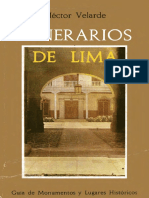 Itinerarios de Lima Hector Velarde