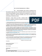 Termo de Responsabilidade Do Profissional