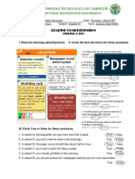 Reading Worksheet English Iv - Resuelto