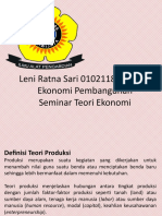 Teori Produksi