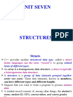Unit 7 (c++)-Structures