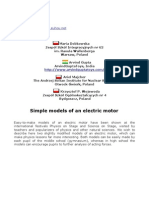 Simple Models of An Electric Motor: WWW - Armella.fr - To