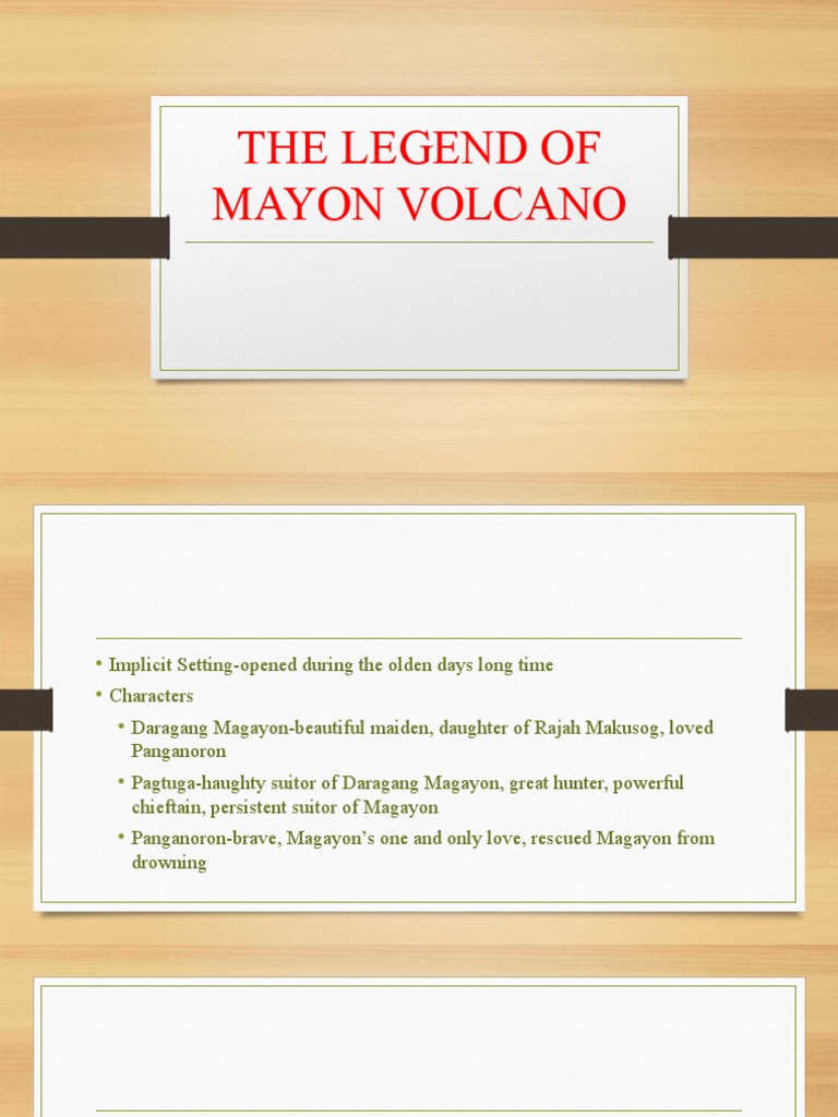 Mayon Volcano Legend: Characters & Themes | PDF | General Fiction