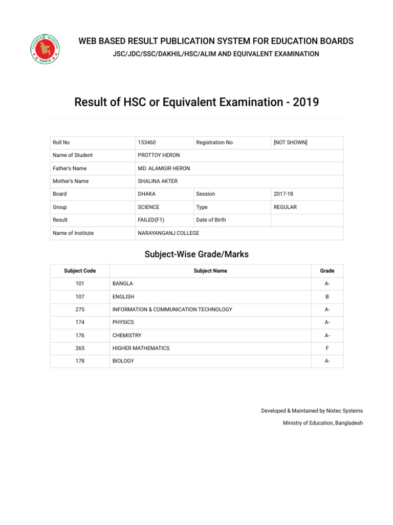 Web based result publication system for education boards pdf