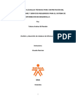 Elaboración de Cláusulas Técnicas para Contratación Del Hardware, Software y Servicios Requeridos para El Sistema de Información en Desarrollo.