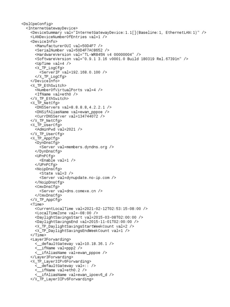 TL-WR845N Configuration Overview | PDF | Business | Computers