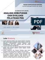 Bimbingan Teknis Analisis Kebutuhan Dan Evaluasi Pelatihan