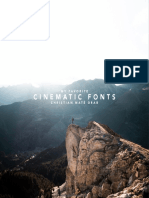 My Favorite Cinematic Fonts