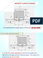 Review of Mosfet Capacitances: The Capacitances Usually Given in FF/ M