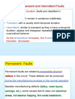 Permanent, Transient and Intermittent Faults: Duration