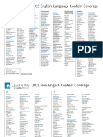 2019 English-Language Content Coverage Overview