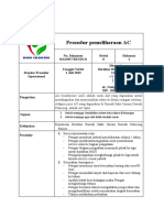 SOP Pemeliharaan Ac