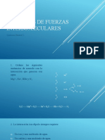 Ejercicios de Fuerzas Intermoleculares