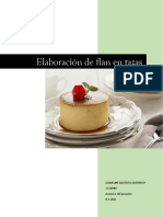 Elaboracion de Flan en Tazas de Café