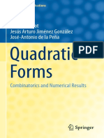 Quadratic Forms: Michael Barot Jesús Arturo Jiménez González José-Antonio de La Peña