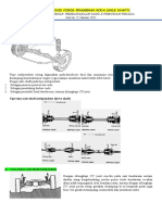 Jenis-jenis poros penggerak roda (axle shaft