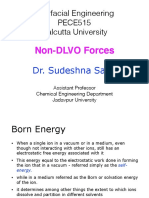 Interfacial Engineering PECE515 Calcutta University: Non-DLVO Forces