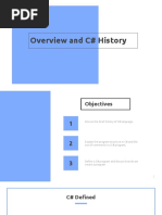 1 - 1 Overview and C# History