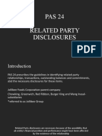 PAS 24 Related Party Disclosures