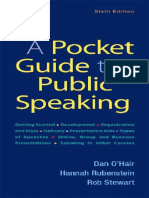 Dan O'Hair, Hannah Rubenstein, Rob Stewart - A Pocket Guide To Public Speaking-Macmillian Learning (2019)