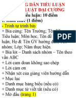 Huong Dan Tieu Luan - Phap Luat Dai Cuong