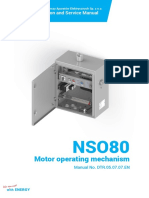 NSO80 Motor Operating Mechanism Manual