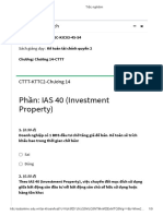 Phần: IAS 40 (Investment Property) : Chọn chương sách