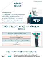 Kel. 9 - Kewirausahaan Dalam Konteks Bisnis