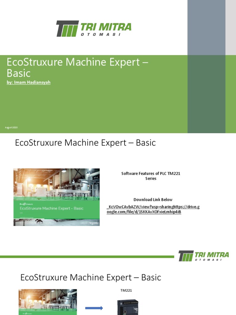 Machine Expert Basic | PDF