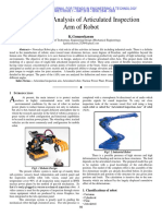 Design and Analysis of Articulated Inspection Arm of Robot: International Journal For Trends in Engineering & Technology