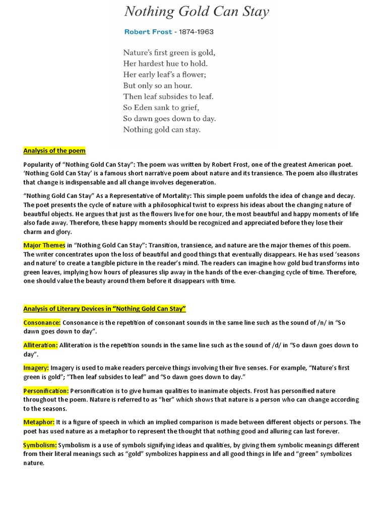 Poem Analysis Pdf Poetry Metaphor