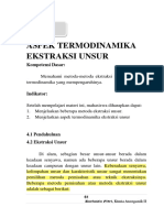 Aspek Termodinamika Ekstraksi Unsur