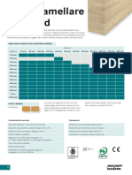 Sezioni Commerciali Legno - Lamellare - Standard