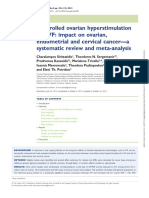 Controlled Ovarian Hyperstimulation For IVF Impact On Ovarian, Endometrial and Cervical Cancer - A Systematic Review and Meta-Analysis