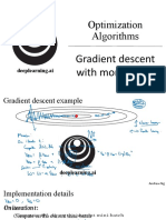 Gradient Descent with Momentum Example
