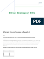 Binaural Loudness Balance Test Explained