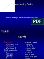 C Programming Series: Basics For High-Performance Computing