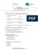 Processos cognitivos, emocionais e motivacionais na psicologia