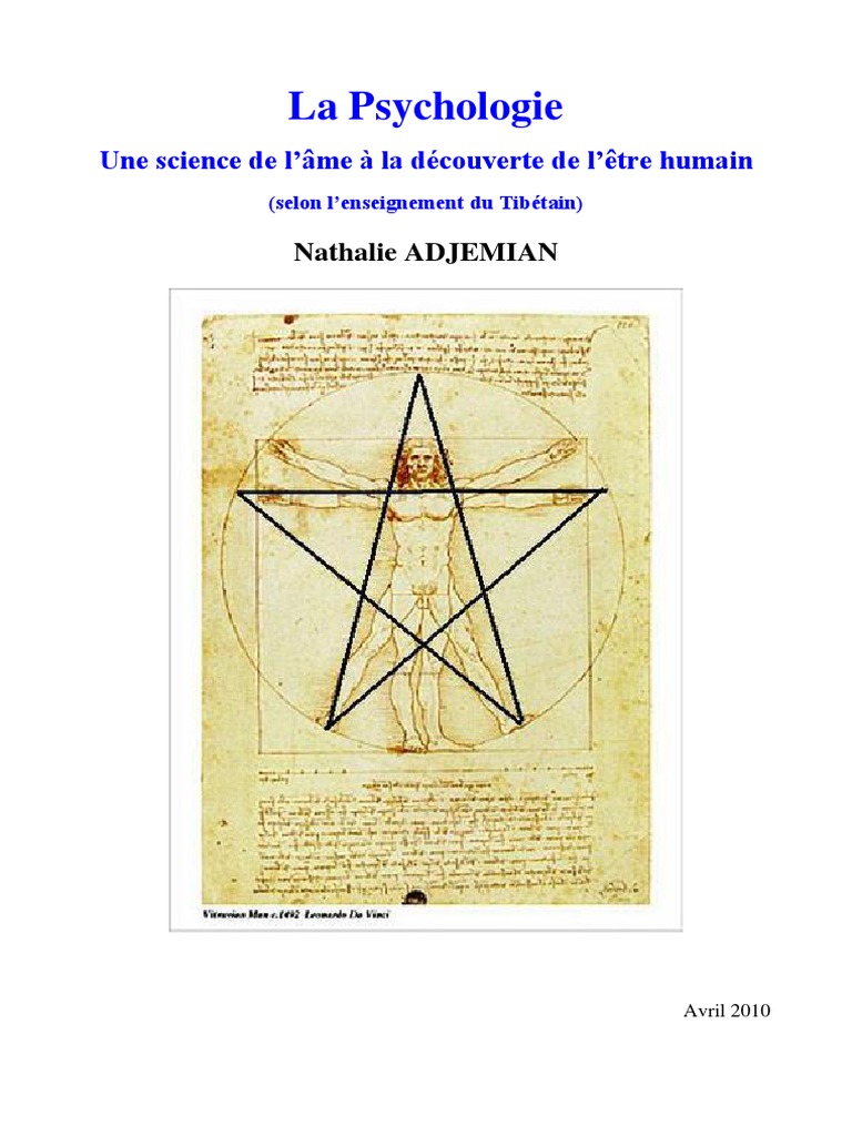 Adjemian Nathalie Psychologie De L Ame Pdf Dieu Nature Humaine