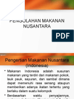 Pengolahan Makanan Nusantara