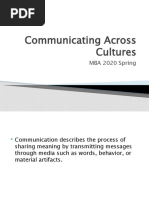 Communicating Across Cultures