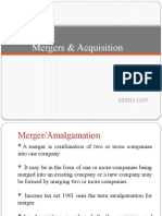 Mergers & Acquisition: Misha Jain