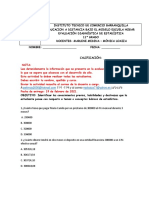 Instituto Tecnico de Comercio Barranquilla Evaluacion Diagnóstica Estadística 11° - Marlene Medina Mónica Loaiza