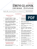 Službeni Glasnik Međimurske Županije Broj 20. Iz 2020. Godine