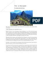 Machu Picchu, Peru: Built in The Mid-15th Century by The Incas