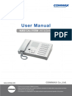 User Manual: Nurse Call System Jns-36 (Series)