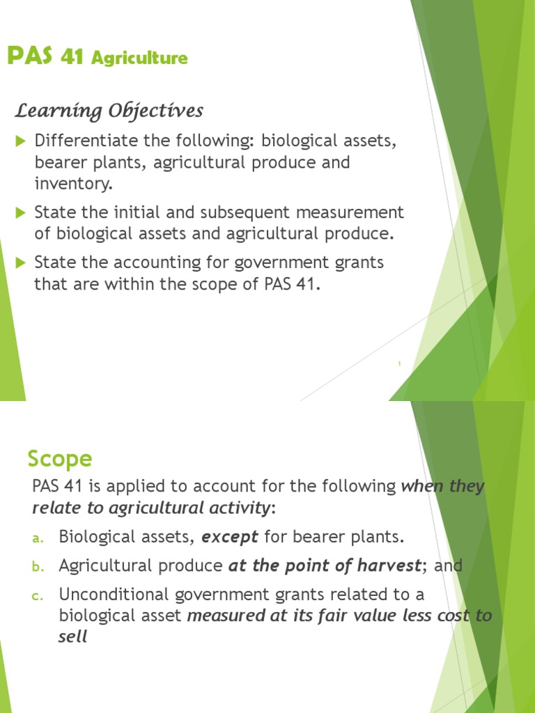 Understanding PAS 41 on Bearer Plants | PDF | Fair Value | Calf