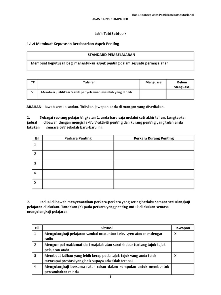 Answer Ask Pdf