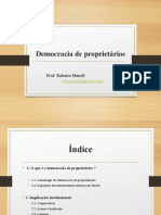 12. Democracia de Proprietários (1)