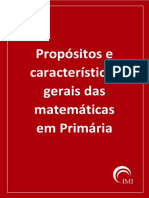3.1 Objetivos e Caracteristicas Gerais Das Matematicas em Primaria